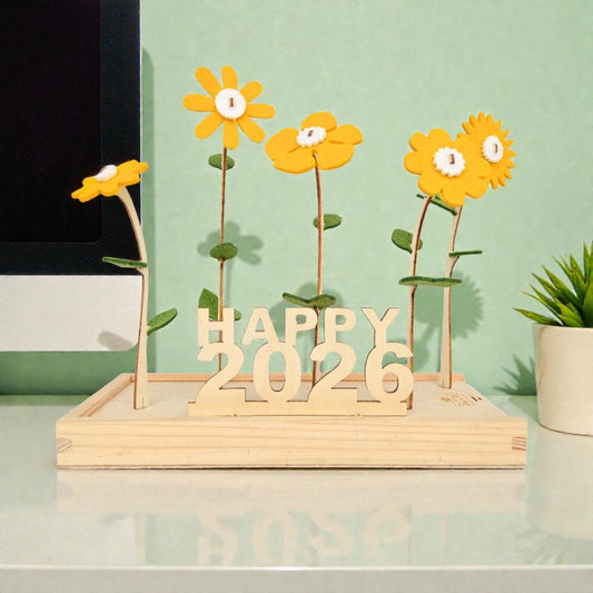 Happy Blooms 'Happy New Year'