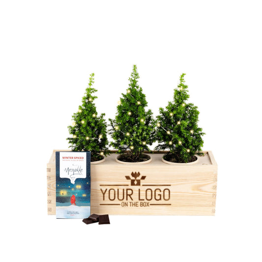 Xmas 'Guilty pleasure' - L (vanaf 10) - duurzaam bloem- & plantcadeau | Blooms out of the Box