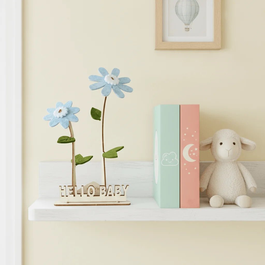 Happy Blooms - Duo 'Hello Baby' - duurzaam bloem- & plantcadeau | Blooms out of the Box