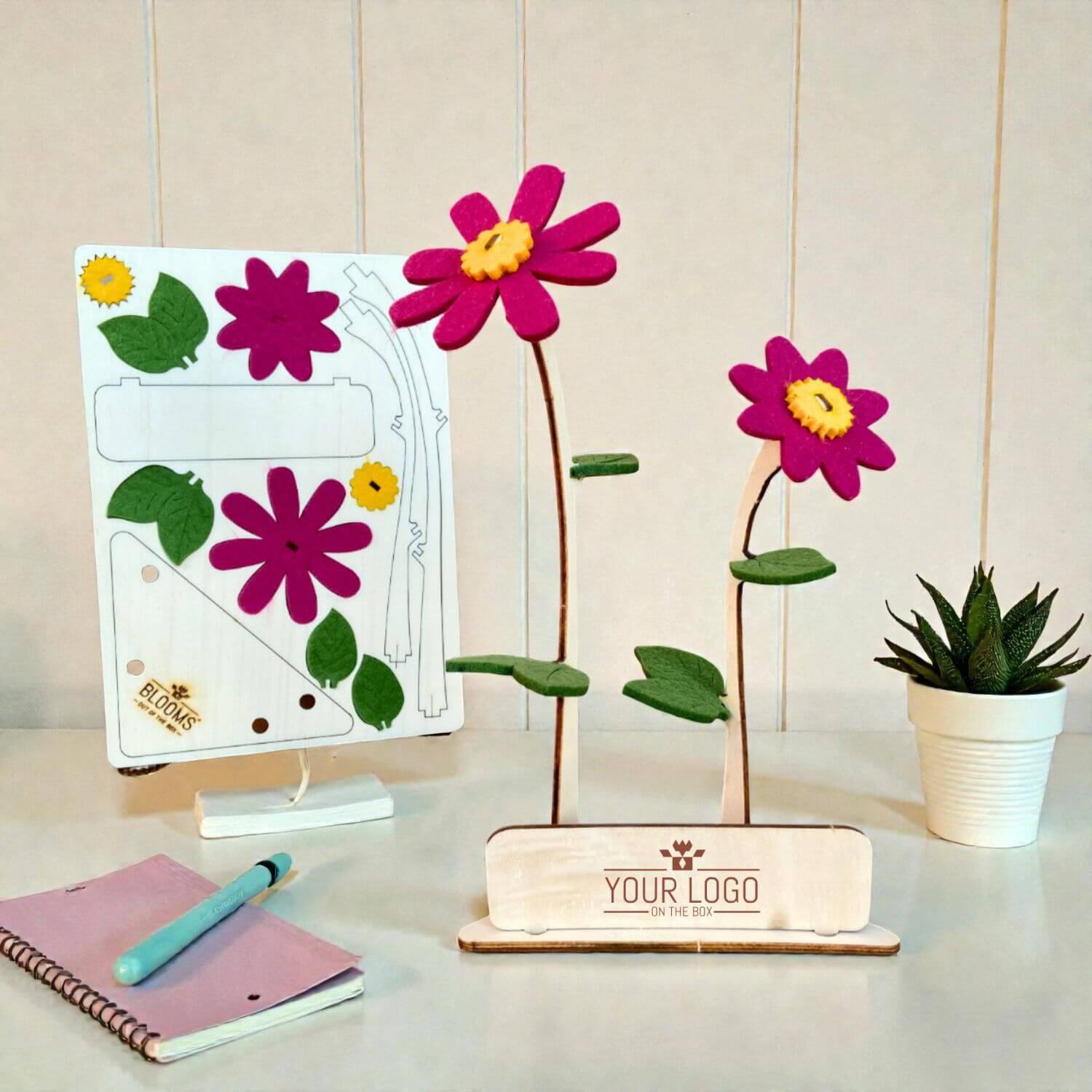 Happy Blooms - Duo 'your logo' - Blooms out of the Box