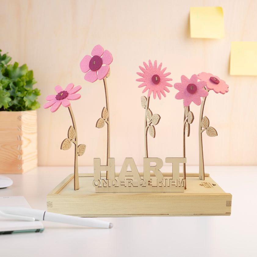 Happy Blooms 'Hart onder de riem' - Blooms out of the Box