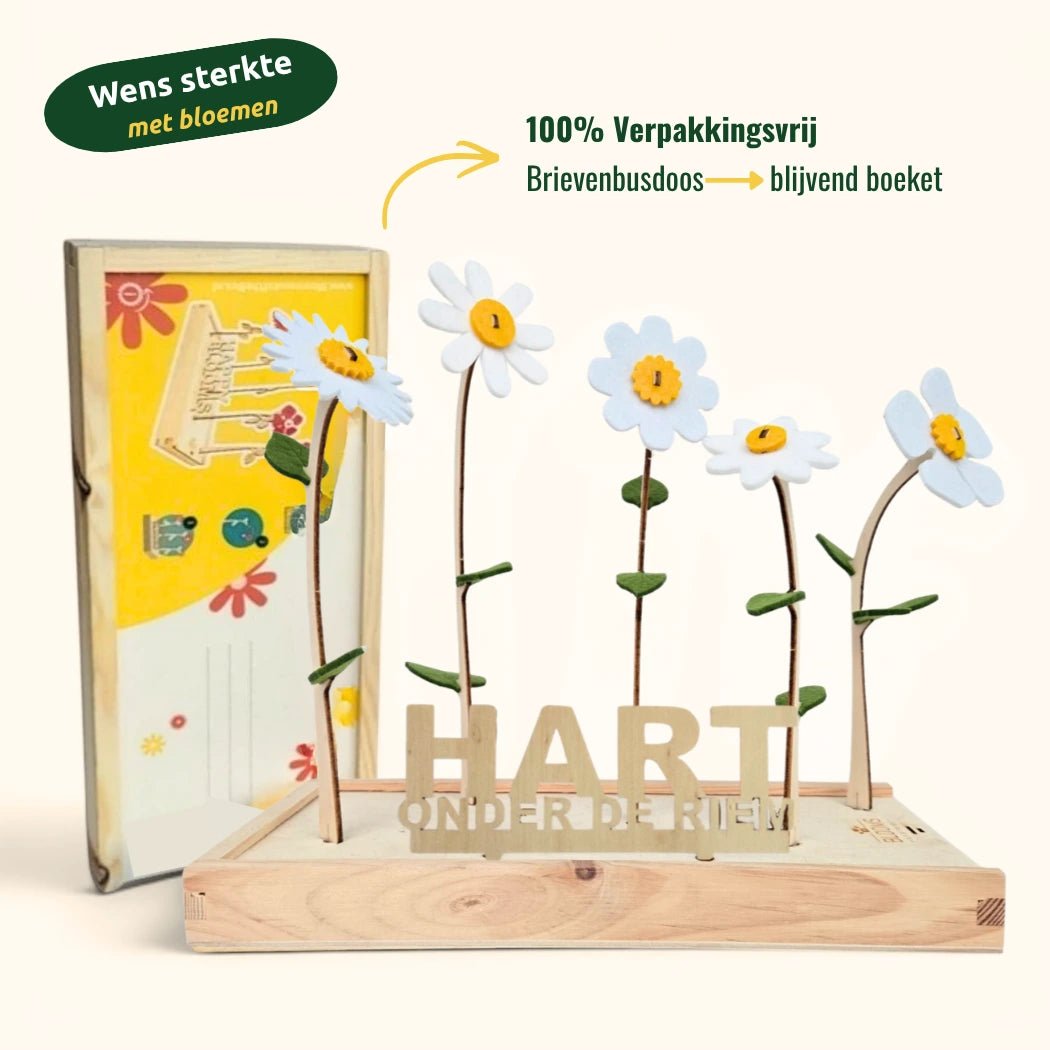Happy Blooms 'Hart onder de riem' - Blooms out of the Box