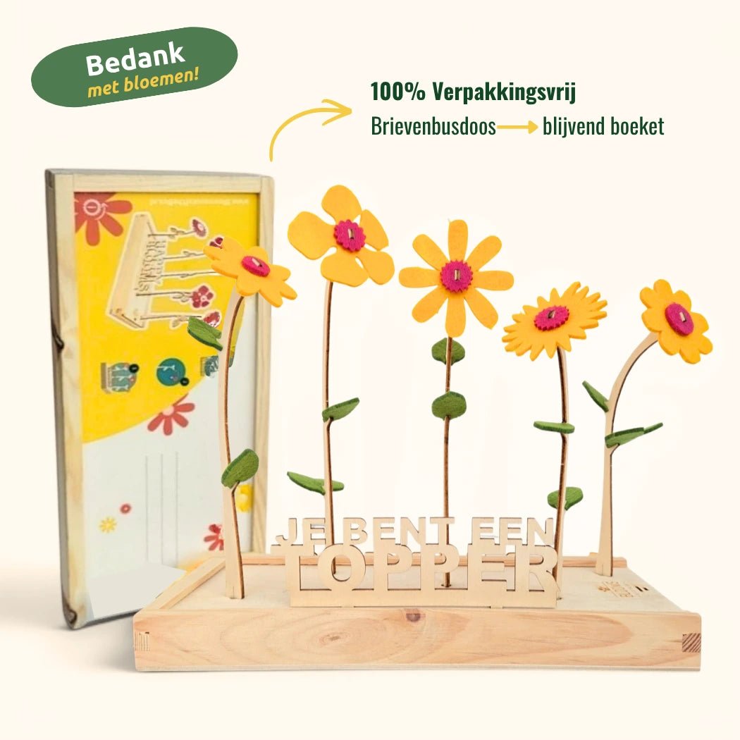 Happy Blooms 'Je bent een topper' - Blooms out of the Box