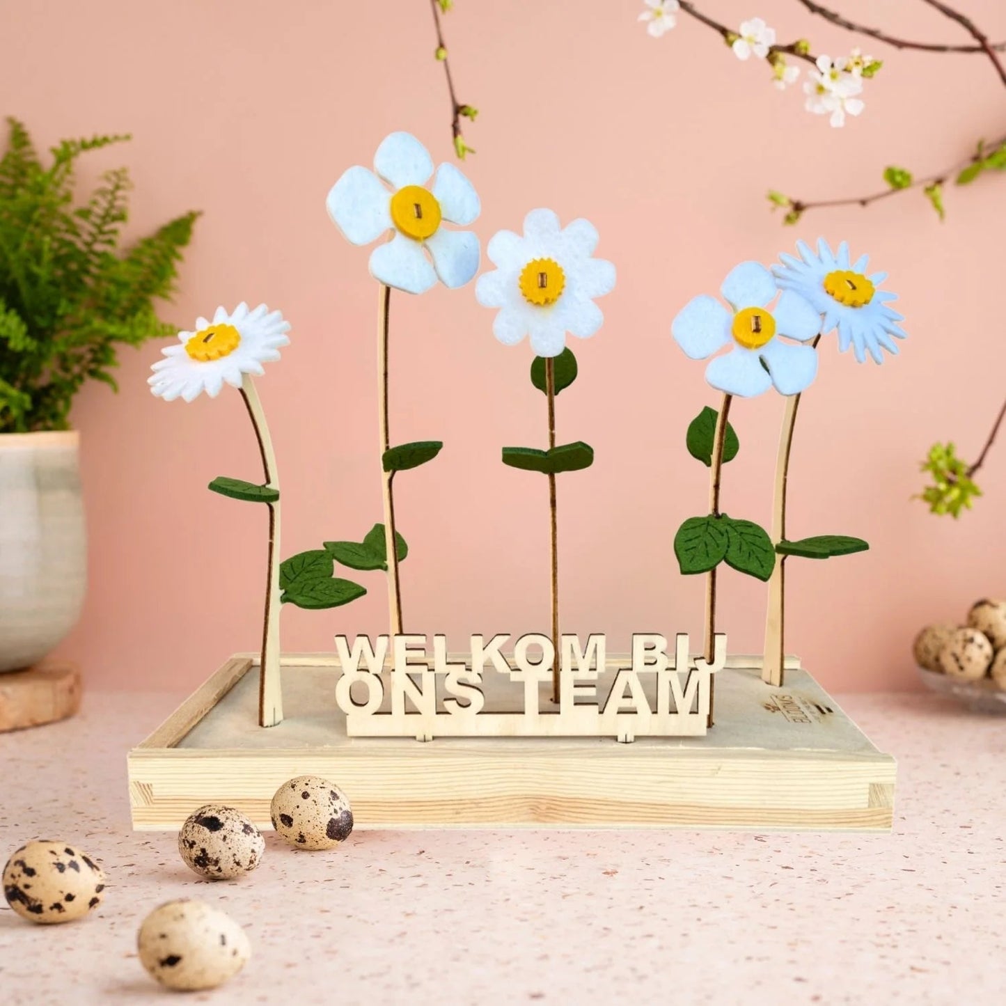 Happy Blooms 'Welkom bij ons team' - Blooms out of the Box