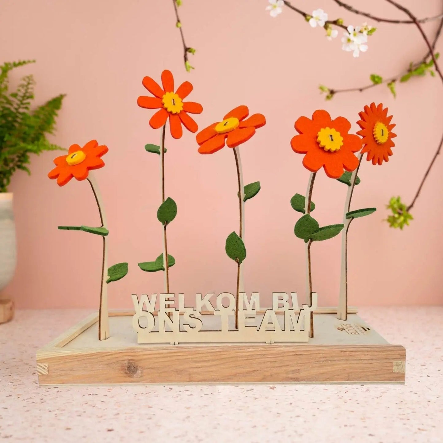 Happy Blooms 'Welkom bij ons team' - Blooms out of the Box