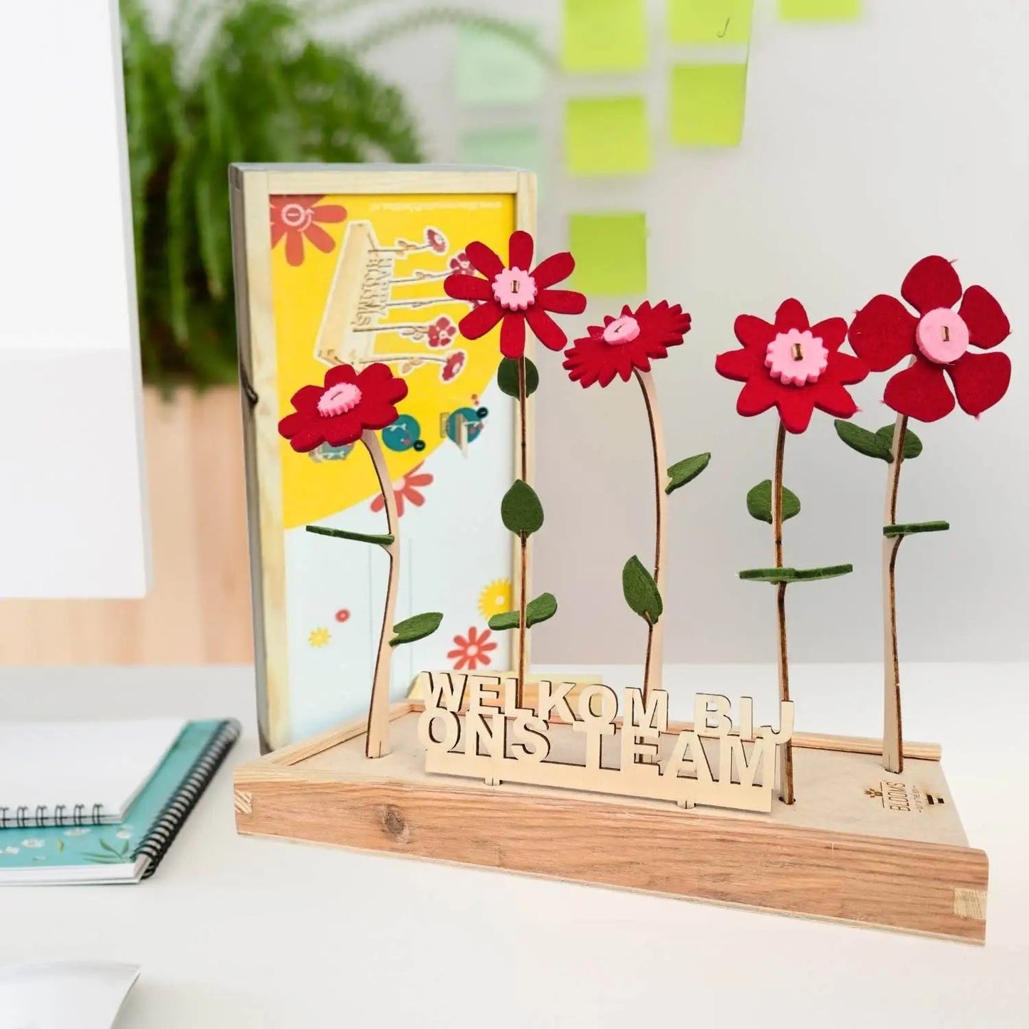 Happy Blooms 'Welkom bij ons team' - Blooms out of the Box