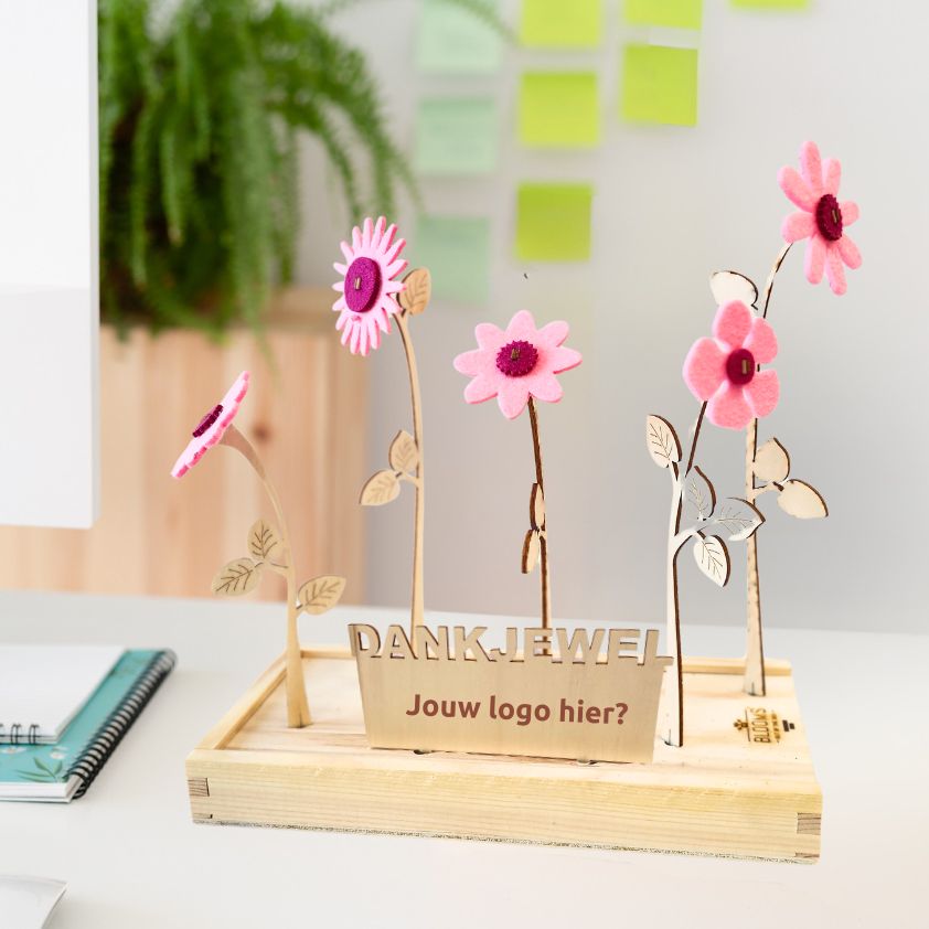 Happy Blooms 'Your logo' (vanaf 10) - Blooms out of the Box