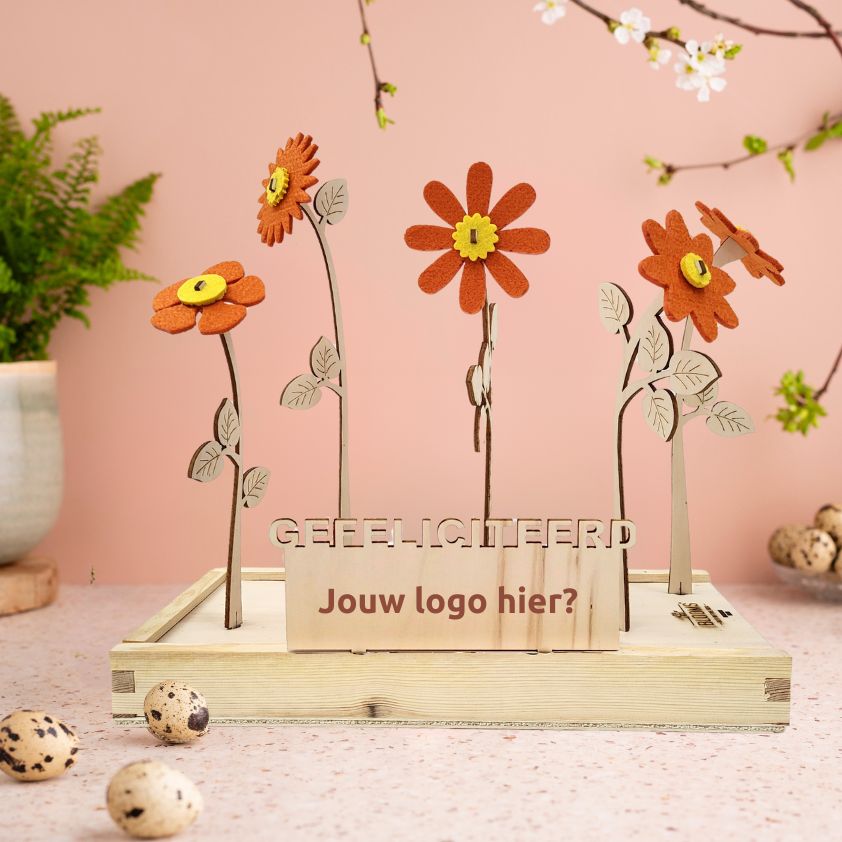 Happy Blooms 'Your logo' (vanaf 10) - Blooms out of the Box