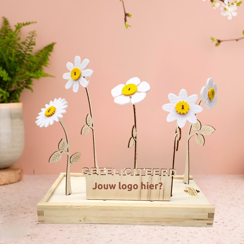 Happy Blooms 'Your logo' (vanaf 10) - Blooms out of the Box