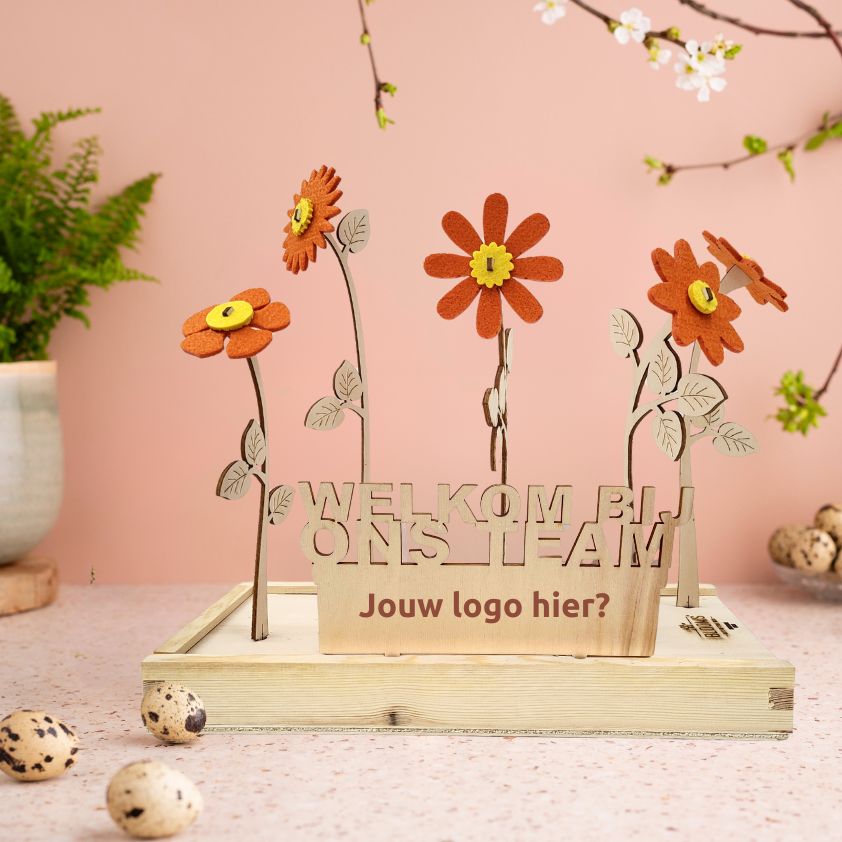 Happy Blooms 'Your logo' (vanaf 10) - Blooms out of the Box
