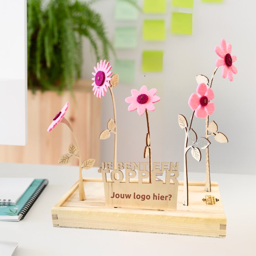 Happy Blooms 'Your logo' (vanaf 10) - Blooms out of the Box