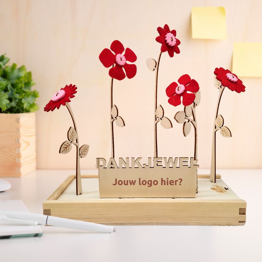 Happy Blooms 'Your logo' (vanaf 10) - Blooms out of the Box