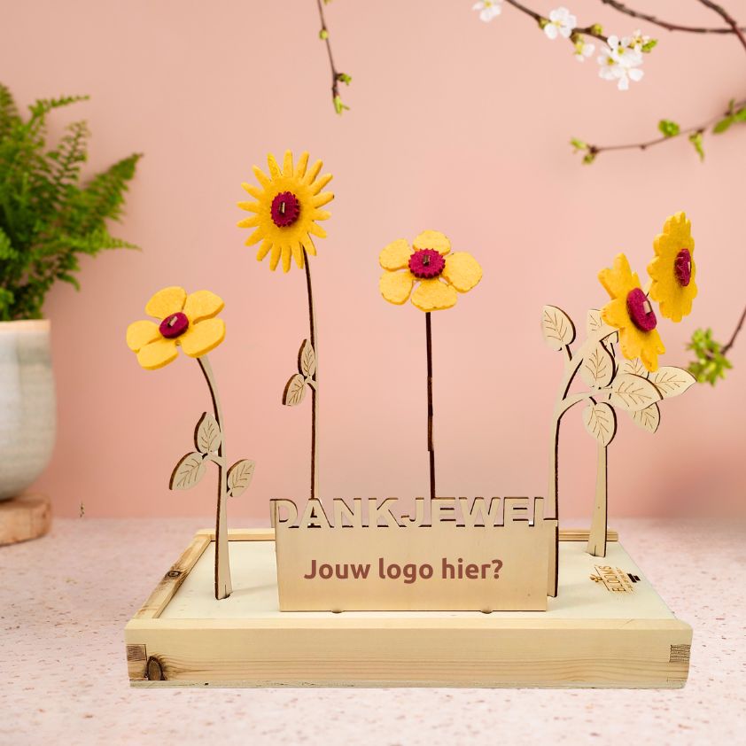 Happy Blooms 'Your logo' (vanaf 10) - Blooms out of the Box
