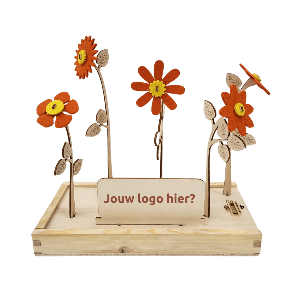 Happy Blooms 'Your logo' (vanaf 10) - Blooms out of the Box