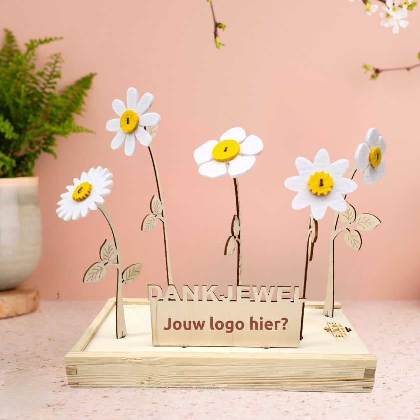 Happy Blooms 'Your logo' (vanaf 10) - Blooms out of the Box