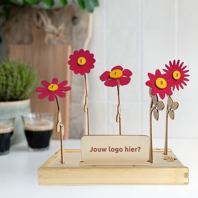 Happy Blooms 'Your logo' (vanaf 10) - Blooms out of the Box