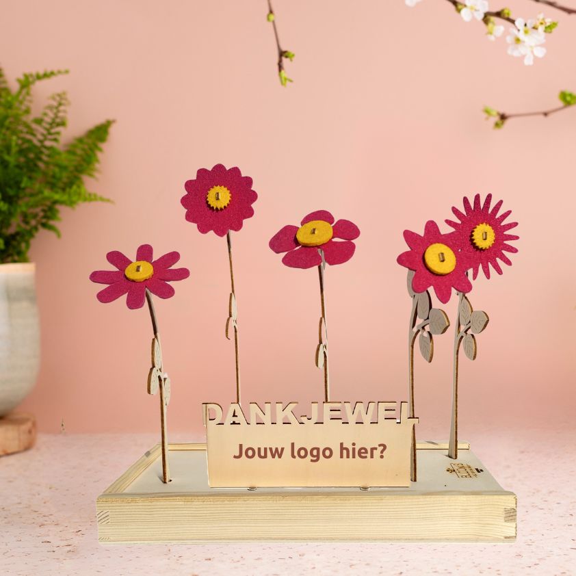 Happy Blooms 'Your logo' (vanaf 10) - Blooms out of the Box