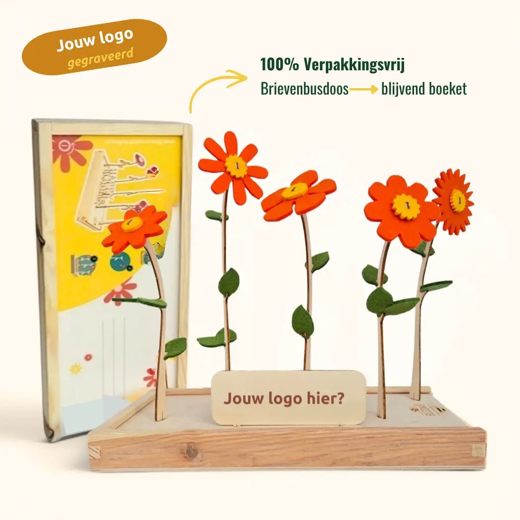Happy Blooms 'Your logo' (vanaf 10) - Blooms out of the Box