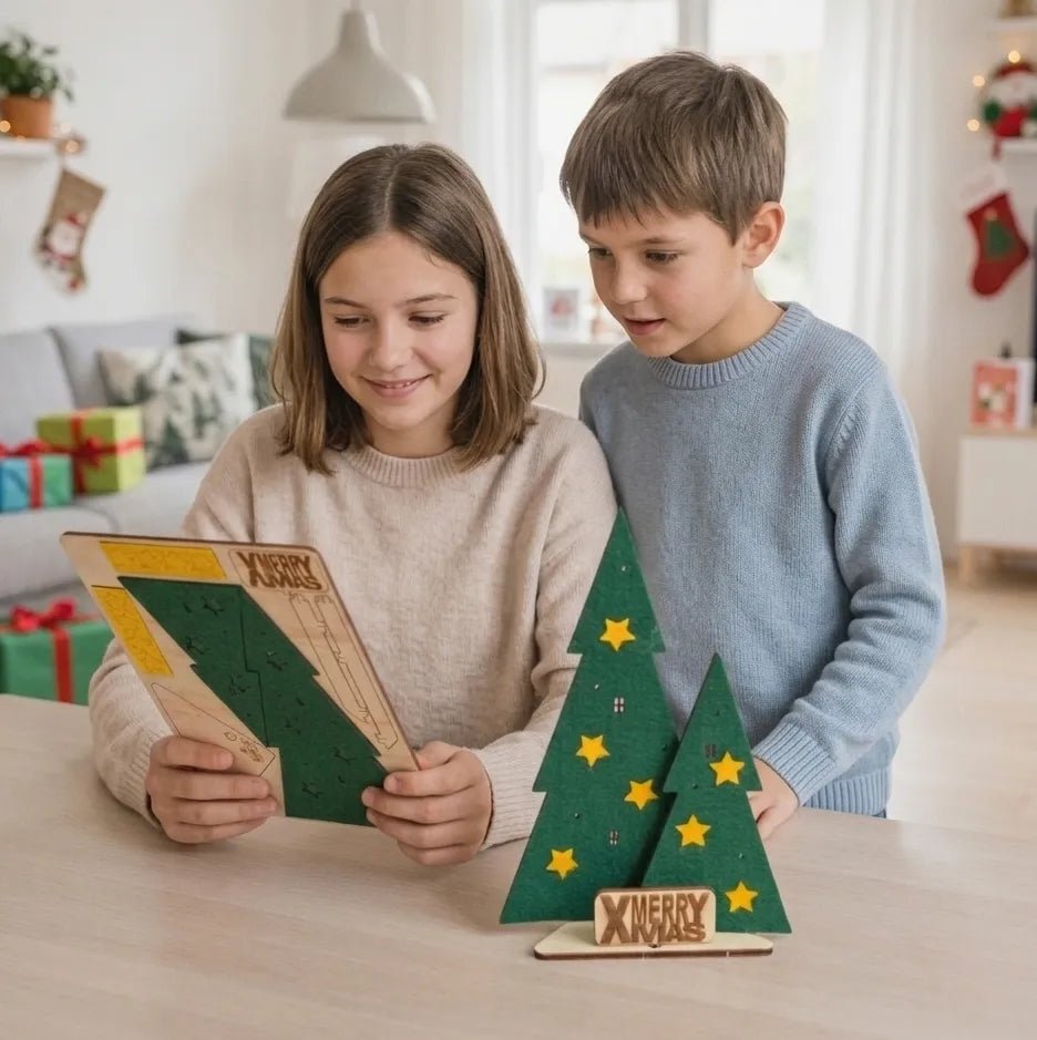 Happy Xmas - Duo (set van 4) - duurzaam bloem- & plantcadeau | Blooms out of the Box
