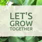 Wenskaart 'Let's grow together' - Blooms out of the Box